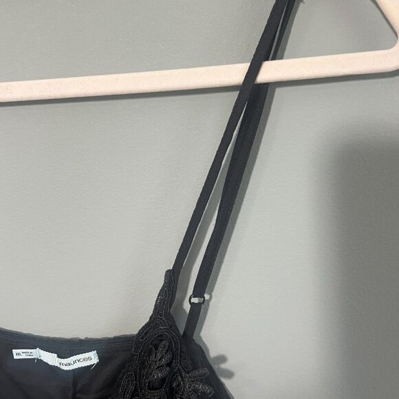 Maurices Women's Little Black Lace Dress with Adjustable Straps, Size XXL - Picture 8 of 11